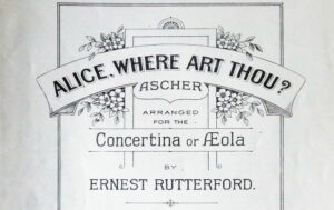 Alice Where Art Thou? sheet music
